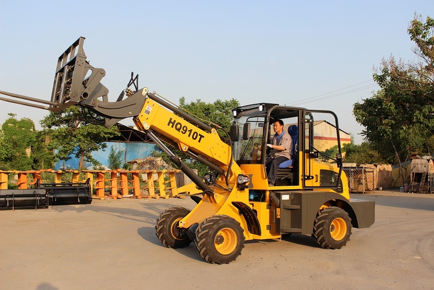 Small Telescopic Loader HQ910T With EPA 4 Engine