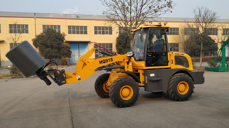 HQ918 loader with Japan Yanmar engine and Mixing drum