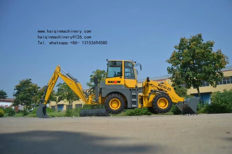 Backhoe loader maintaince every day