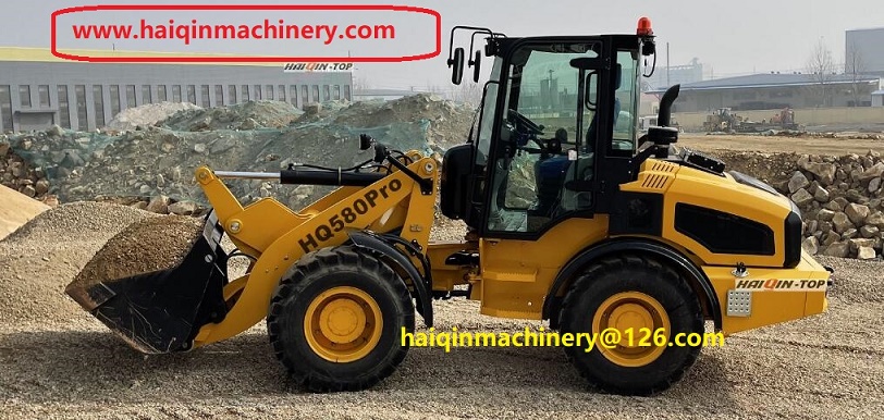 China best wheel loader HQ580Pro push to the market