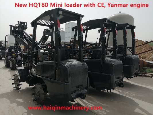New Mini loader HQ180 with CE, Yanmar ,Itlay system